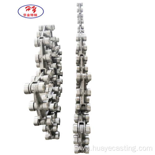 Heat treatment heat resistant stainless steel roller chain